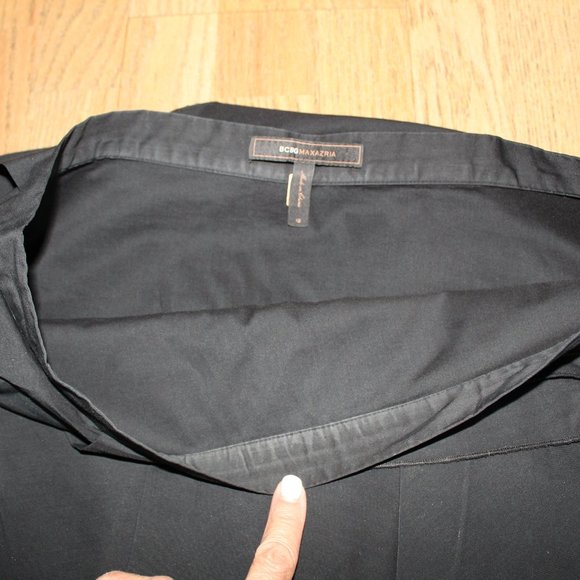 BCBG MAXAZRIA BLACK LAYERED FASHION SKIRT SIZE 12 - Picture 4 of 4
